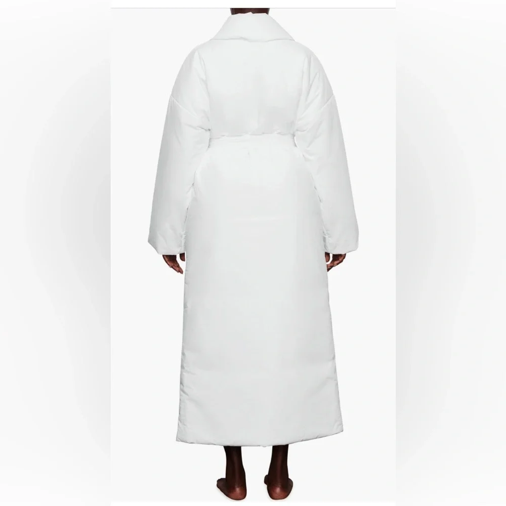 SOLD SKIMS COTTON DUVET ROBE, Size XXS, $475 - Picture 6 of 14